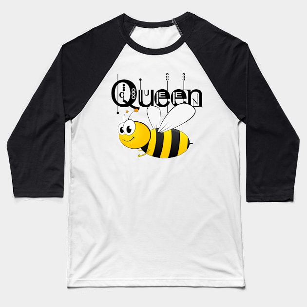 Queen Bee Baseball T-Shirt by Wilcox PhotoArt